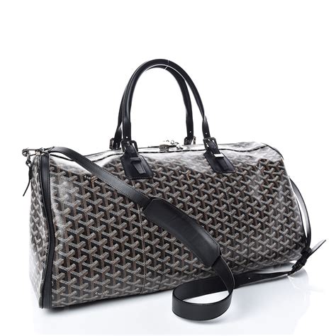 goyard croisiere 50 retail price|GOYARD Goyardine Croisiere 50 Black .